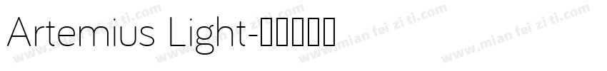 Artemius Light字体转换